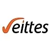 veittes shoes wedge sandals logo